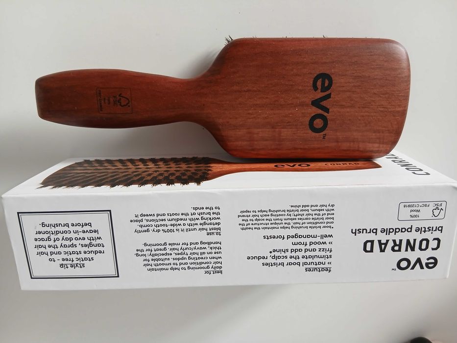 Четка за коса Conrad, естествен косъм глиган