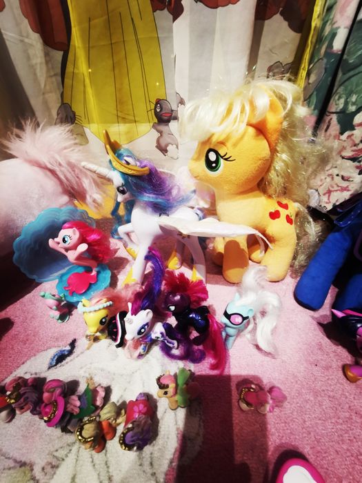 Mega Lot My Little pony - castelul Canterlot, ponei, păpuși, figurine,