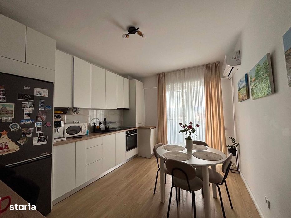 2 camere de vanzare strada Campina, bloc nou, lift, terasa 6 mp