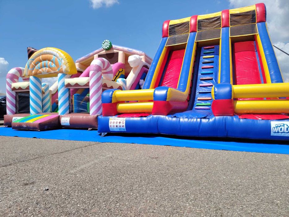 Tobogan topogan gonflabil