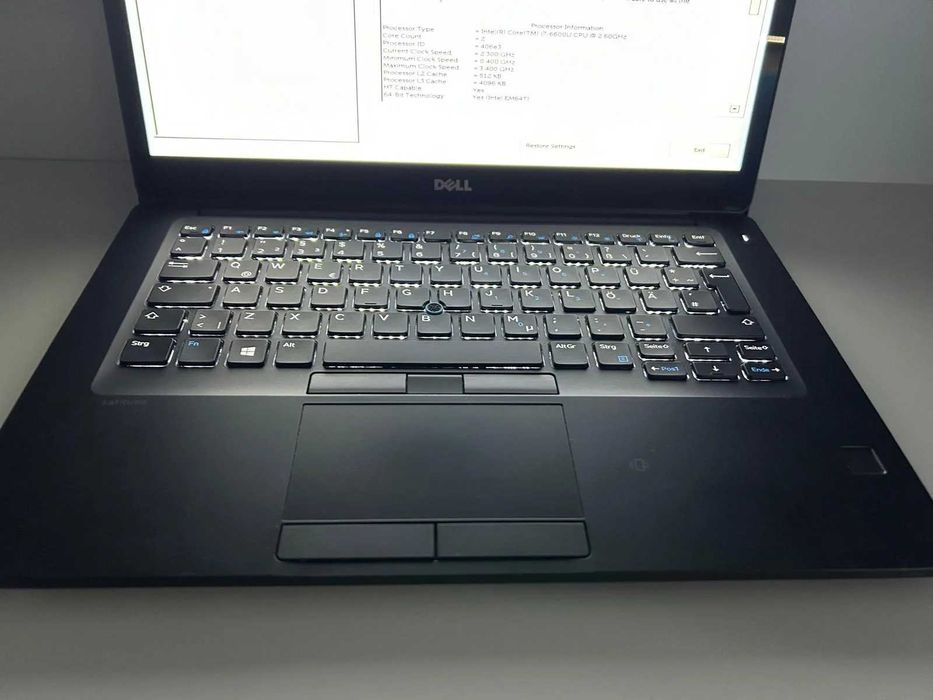 Laptop SH UltraBook Dell Latitude 7480 i7-6600U 12GB RAM  QHD
