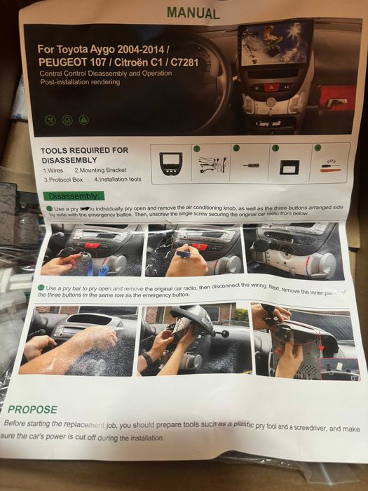 Vand Navigatie aygo,citroen.peugeot 2004-2014