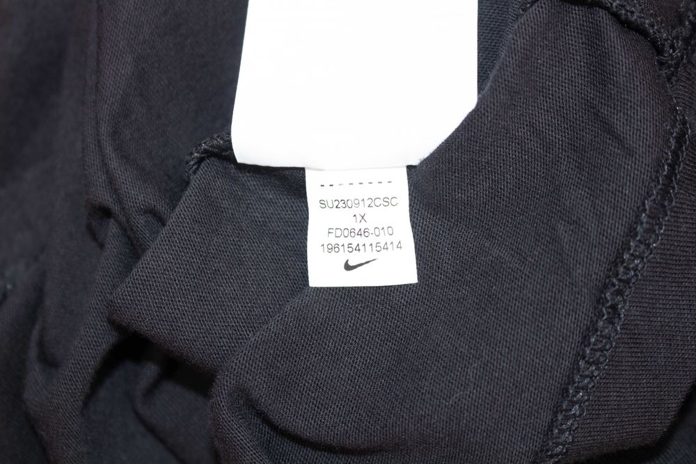 Nike Sportswear Club Essentials дамска тениска черна памук 1X 4XL нова