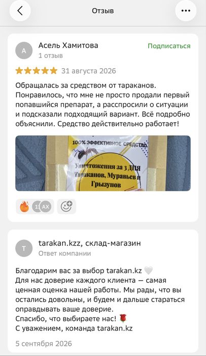 Средства от квартирных тараканов