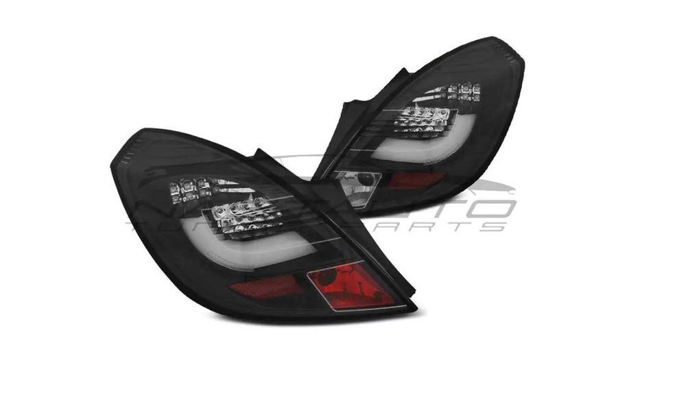 Стопове за OPEL CORSA D 3D 04.06-14 Черни LED BAR