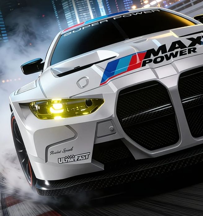 Радиоуправляемая машинка BMW M4, дрифт машинка на пульте управления