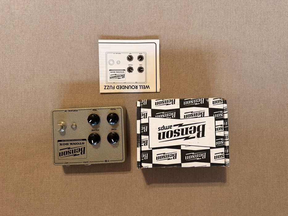 Pedala Fuzz Benson Amps Stonk Box – Boutique Germanium (Impecabila)