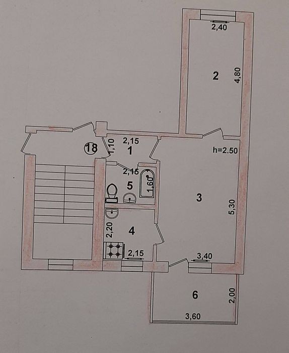 Чиланзар-1 квартал  2/2/4. Кирпичный, срочная продажа квартиры
