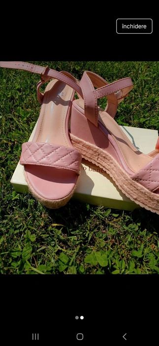 Sandale cu platforma de dama, marimea 36, transport gratuit