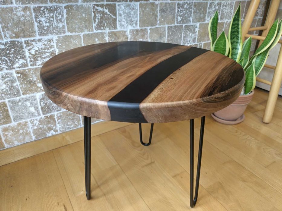 Măsuță cafea lemn de nuc