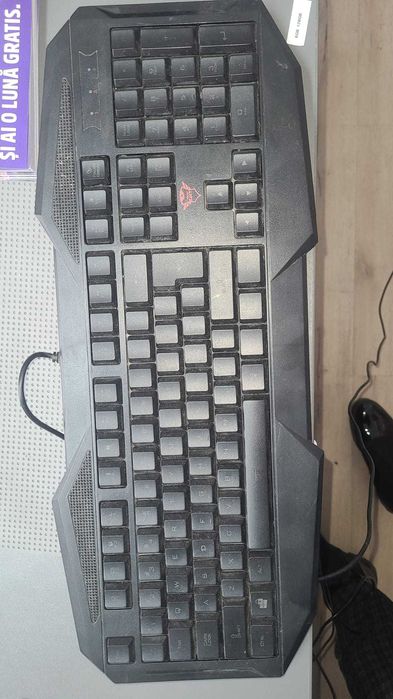 Gaming Tastatura Myria Trust Genius si Casti ca noi putin folosite