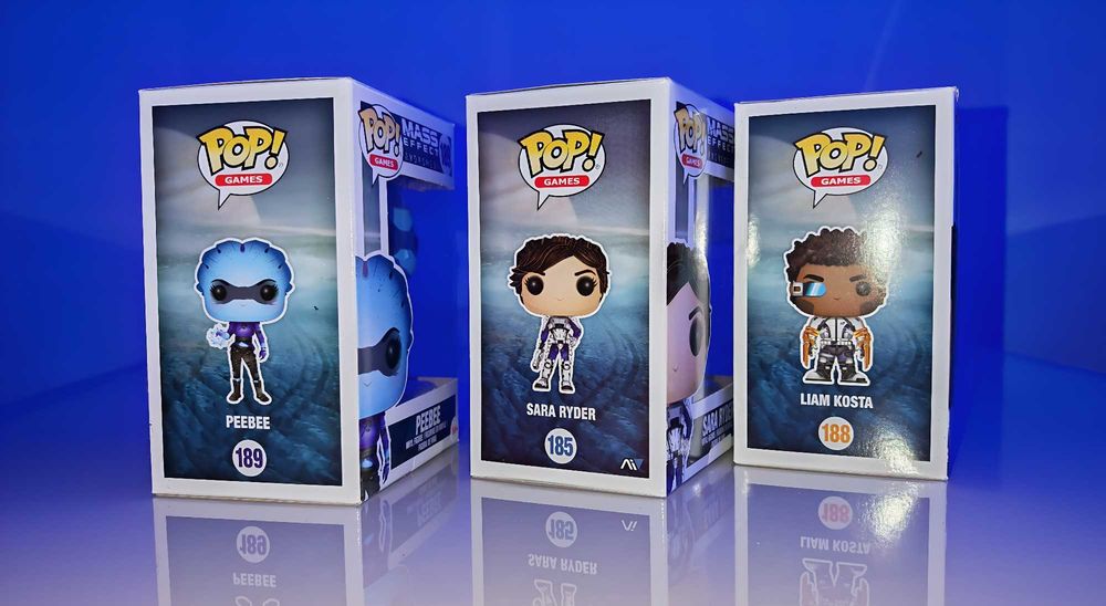 Funko Pop! Mass Effect Andromeda – Sara Ryder + Liam Kosta + Peebee