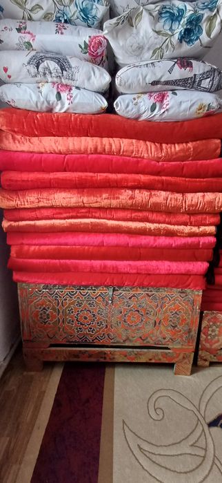 Таза мақтадан көрпелер сатылады