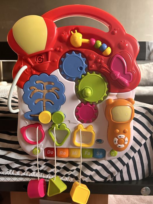 Antepremergator interactiv multifunctional 5 in 1, cu Pian, Sunete, Lumini