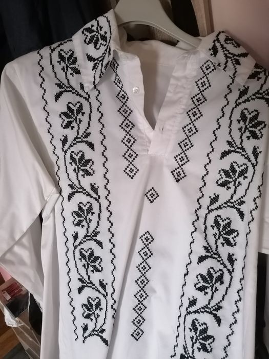Camasa populara tradiționala noua360lei.,neg