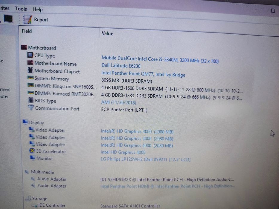 DELL LATITUDE 6230, 12.5", Уиндоус 11
