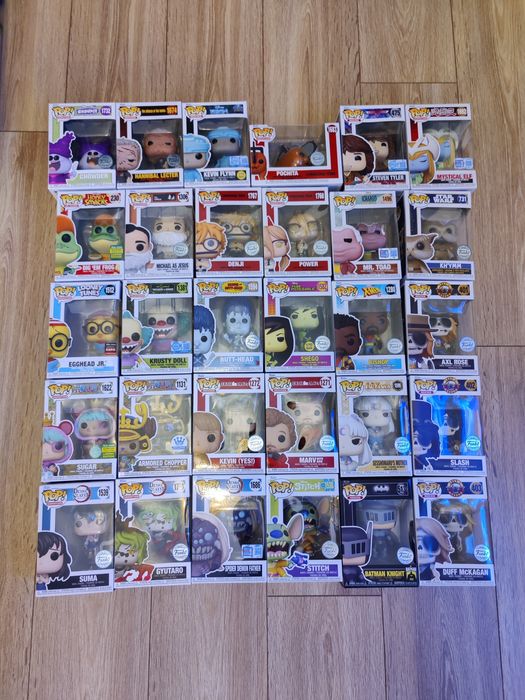 Funko pop anime, marvel, disney