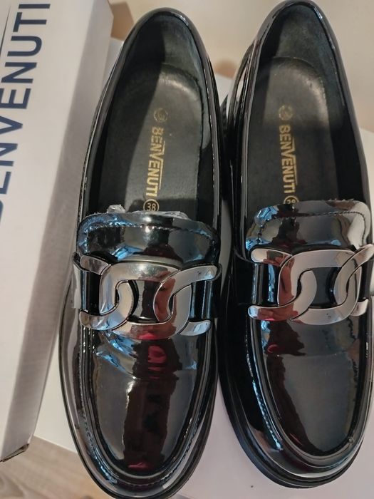 Pantofi dama piele lăcuită