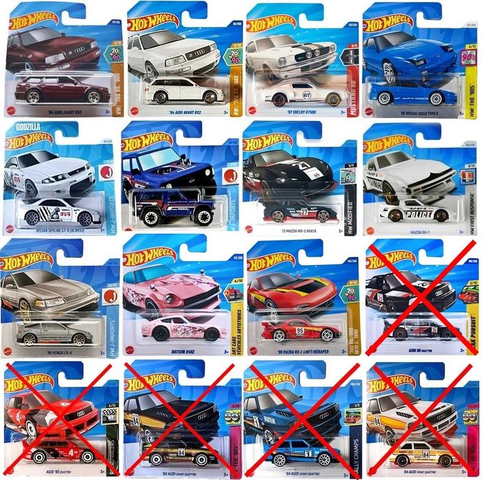 % ПРОМОЦИЯ % Hot Wheels Matchbox колички Honda Nissan Mitsubishi и др.