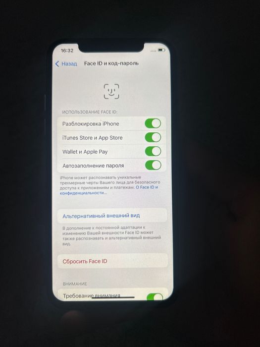 Iphone X память 64