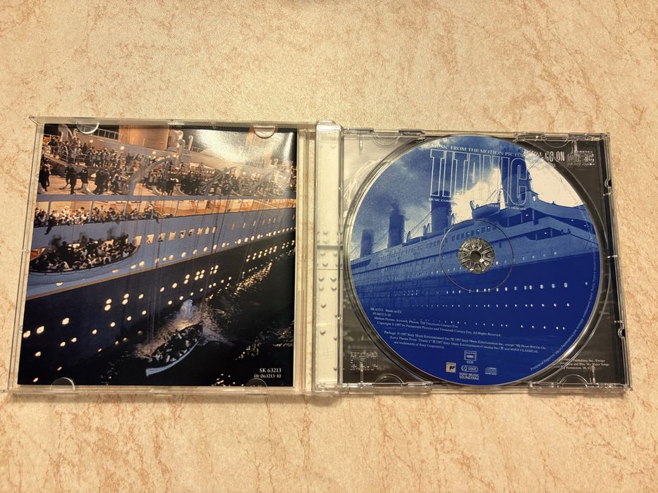Cd audio Coloana sonora de pe Titanic
