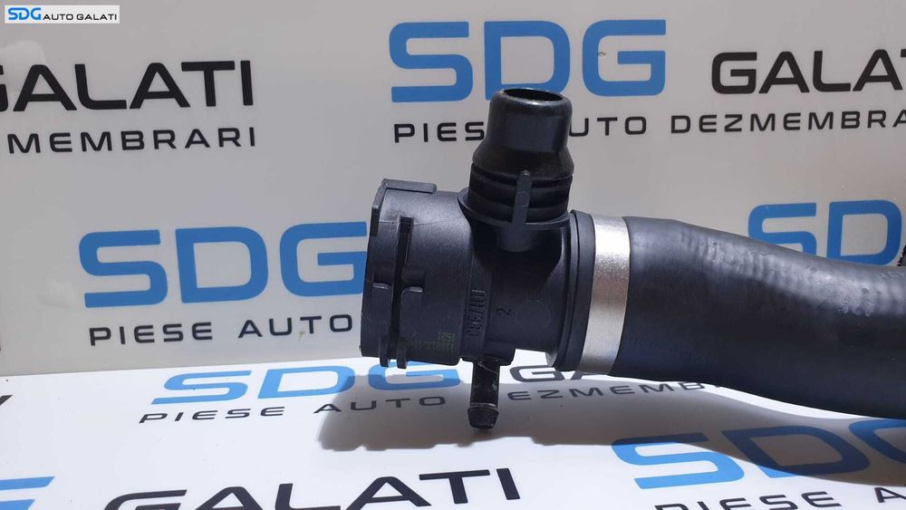 Furtun Conducta Tub Tubulatura Radiator Apa BMW Seria 5 E60 E61 518 520 2.0 D N47 2006 - 2010 Cod 7525641 8511623 [AV1945]