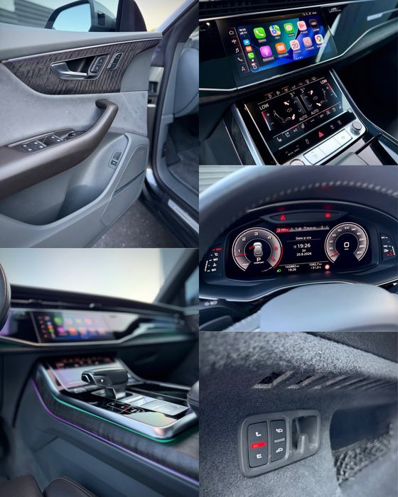 Audi Q8 S-line/Panoramic/ Soft close/Faruri Matrix/ Suspensie pneumatica