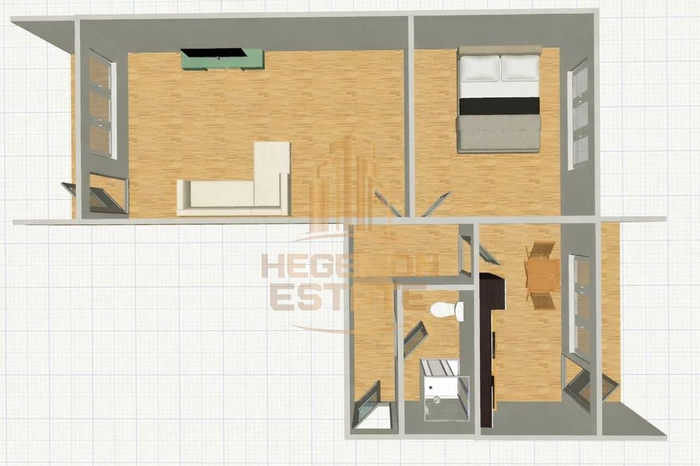 Продава се Тристаен апартамент в Варна, Владислав Варненчик - 62 кв.м за 806 €/кв.м - Снимка #9