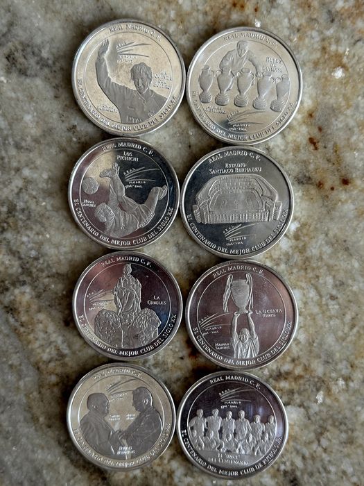 Monezi Aniversare . REAL MADRID CF.  1902 - 2002