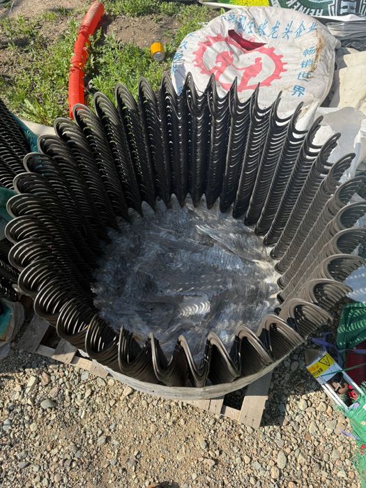 Шнек гибкий для сыпучего материала