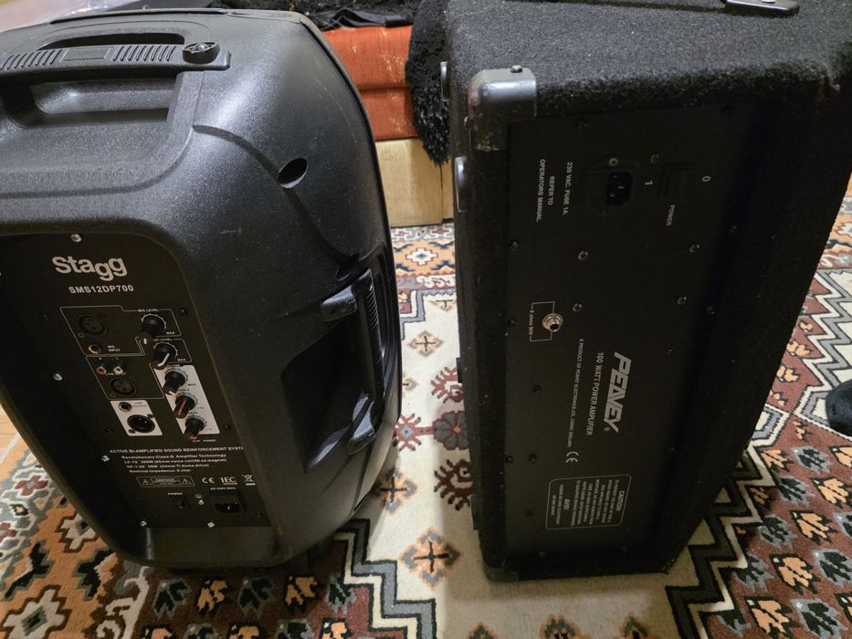 Активни тонколони с миксер