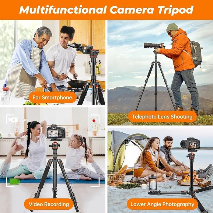 Статив за камера и смартфон Victiv 200 cm (2-в-1) статив и монопод