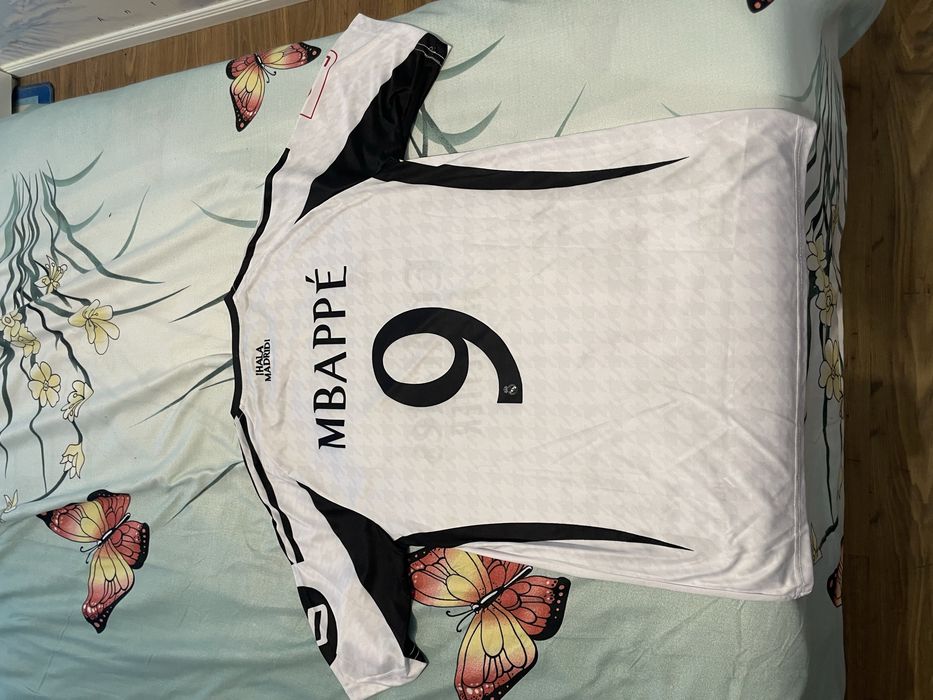 Tricou Real Madrid -alb Mbappe