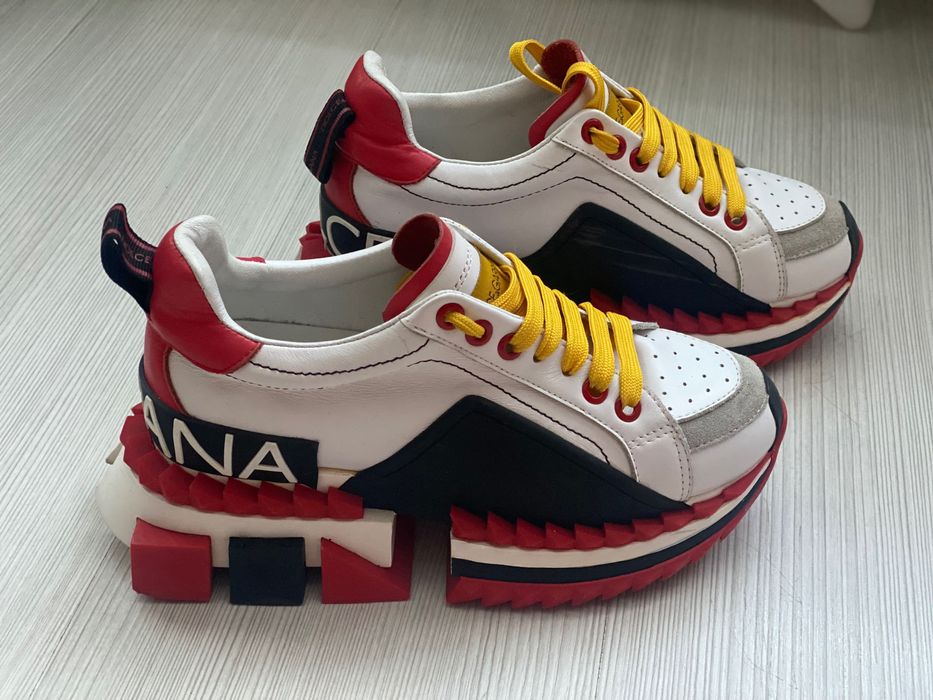 Дамски сникърси Dolce Gabbana, естествена кожа