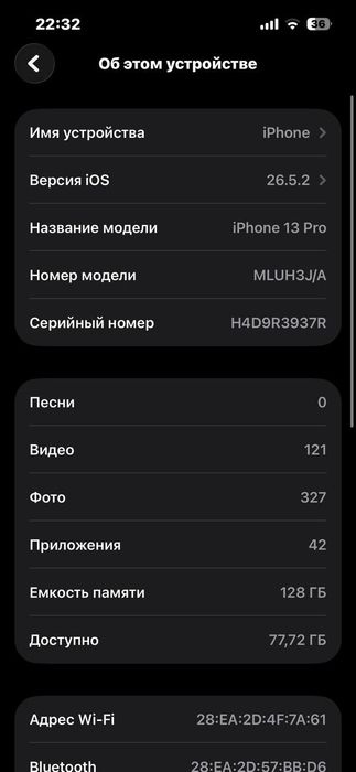 Iphone 13 pro 128 talik