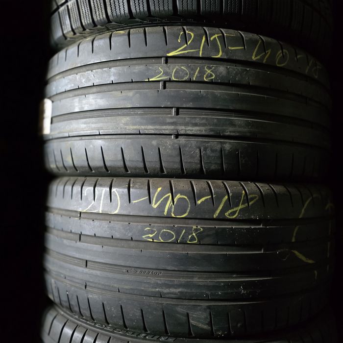 2x Anvelope 215/40/18 VARA DUNLOP 2018 Stare excelentă