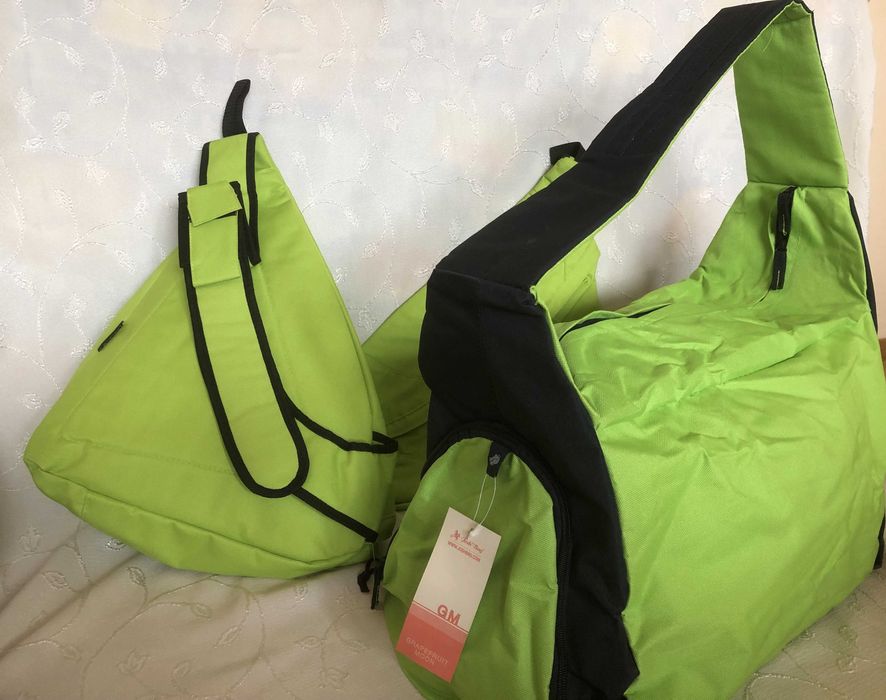 Спортен сак/ чанта и 2 бр раница  удобни за ниско тарифни авиокомпании