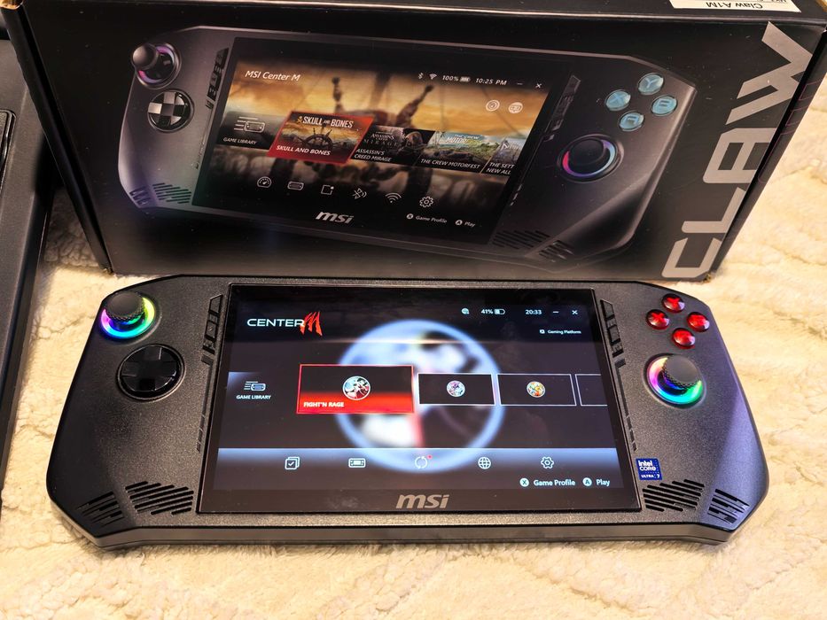 MSI Claw A1M Ultra 7, 1TB, 16GB DDR5 гейминг конзола с Гаранция