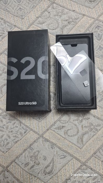 SAMSUNG S20 ULTRA 5G, 12 GB Ram,128 GB,Cosmic Gray, Impecabil