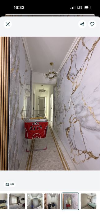 Олмос 3хона кв Евро ремонт сотилвоти Бонуслари бн