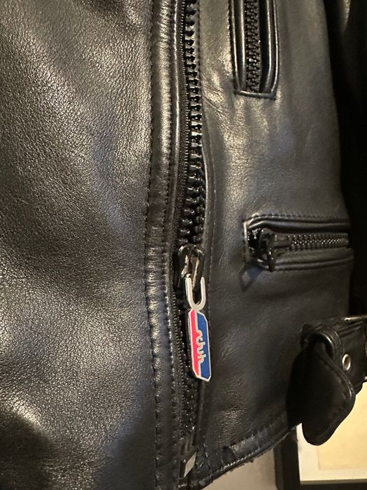 Geacă de piele 90s biker