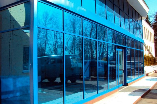 Алюминиевые окна, двери, витраж