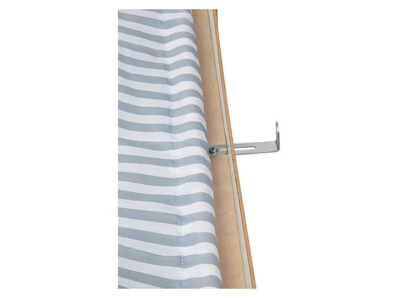 НОВИ! Дървен детски магазин щанд с черна дъска и тента 83x110x75см