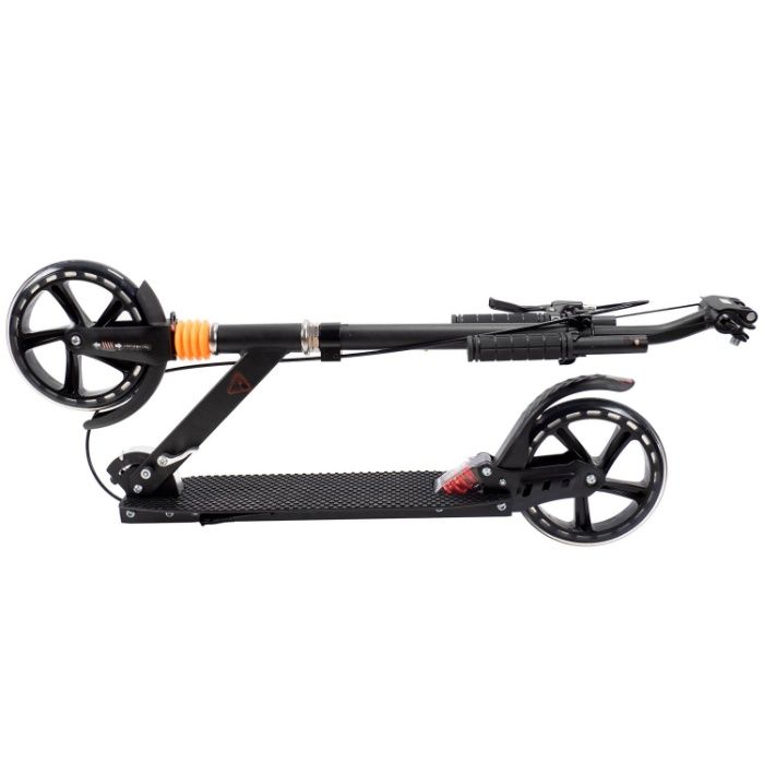 Trotineta adulti, 2 amortizoare, frana mana, roti 200. 100kg.. NOUA!