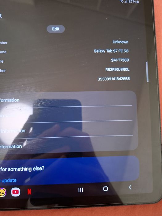 Samsung galaxy tab S7 FE таблет