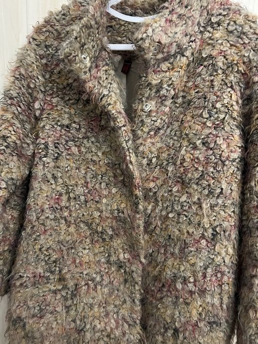 Дамско  пухкаво палто