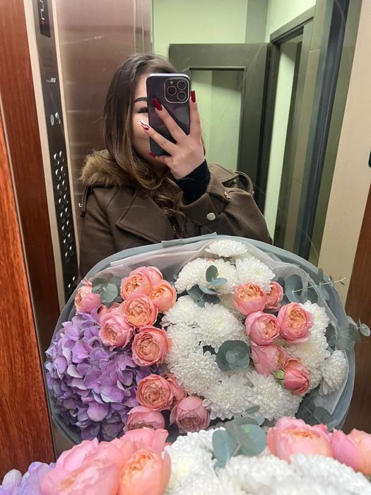 Микс букет, свежие цветы