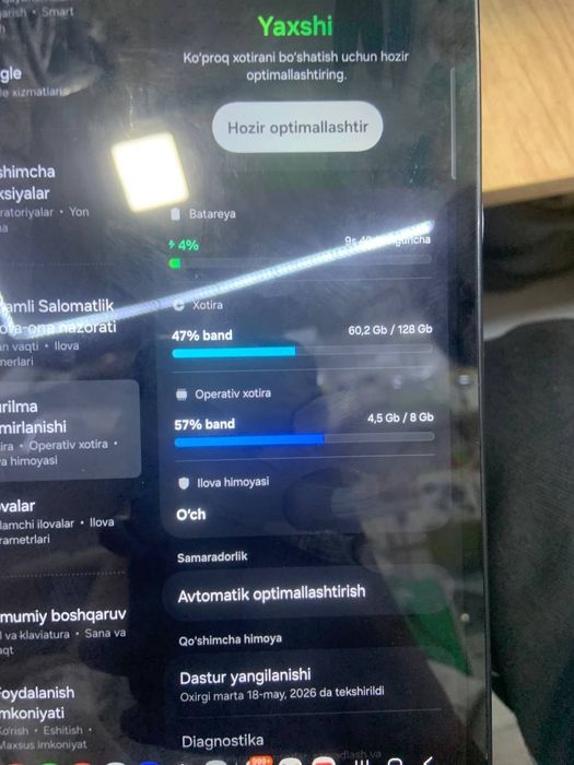 Samsung Tab A11 Srochno sotiladi