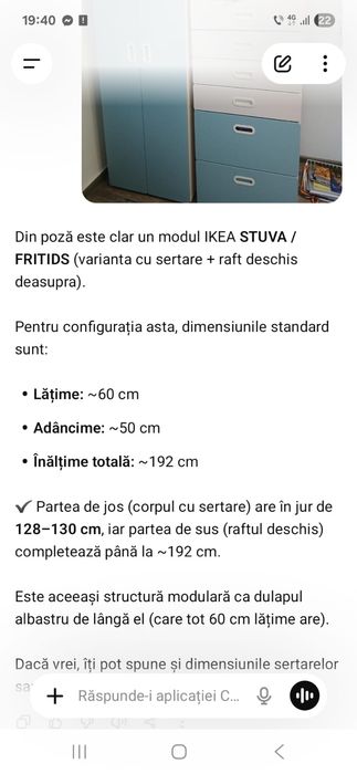 Vand mobila Stuva Ikea stare foarte buna