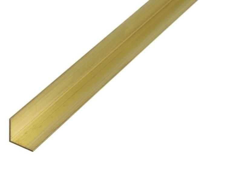 Латунный уголок h= 15 мм, Марка сплава: ЛС58–3, L= 3